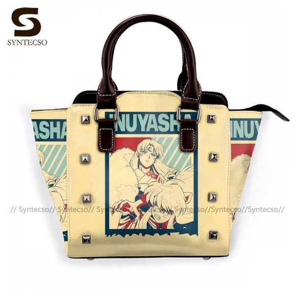 

evening bags inuyasha shoulder bag woman gifts handbag funny leather shopping