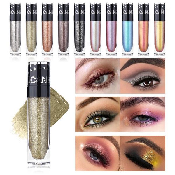 

dazzling glitter glow liquid eye shadow waterproof long-lasting bright sparkle eyeshadow duochrome makeup tslm21