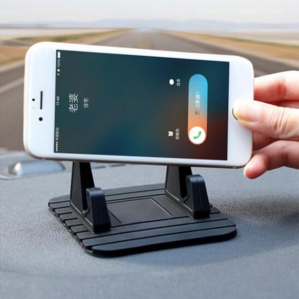 

cell phone mounts & holders soft silicone mobile holder car dashboard gps anti slip mat deskstand bracket for xs xr table