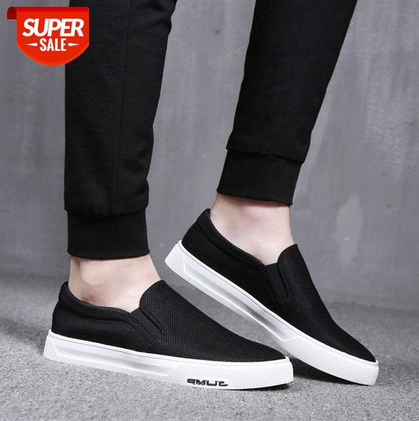 

canvas shoes men old beijing cloth casual one-step lazy sneakers #tm0k