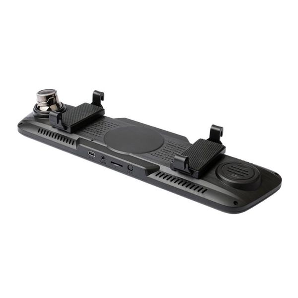 

dual lens car dvr dash cam video camera recorder touch screen rear view dashcam (black) dvrs