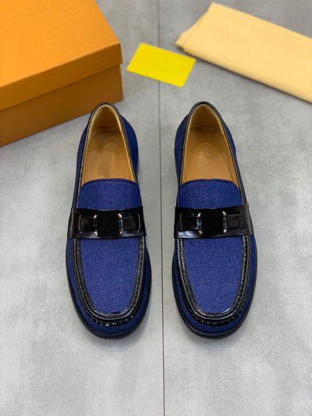 

men's formal wedding slip on office oxfords 2021 fashion brand designer classic business dress shoes casual loafers size 38-44, Black