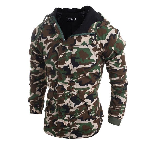 

towel 2021 men's camouflage style hooded all matching cotton coat