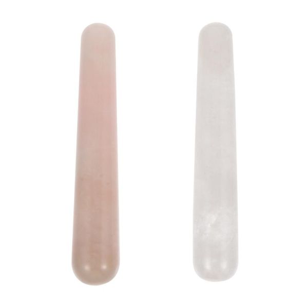 

full body massager 2pcs anti-aging face eye crystal stone sticks massaging wands