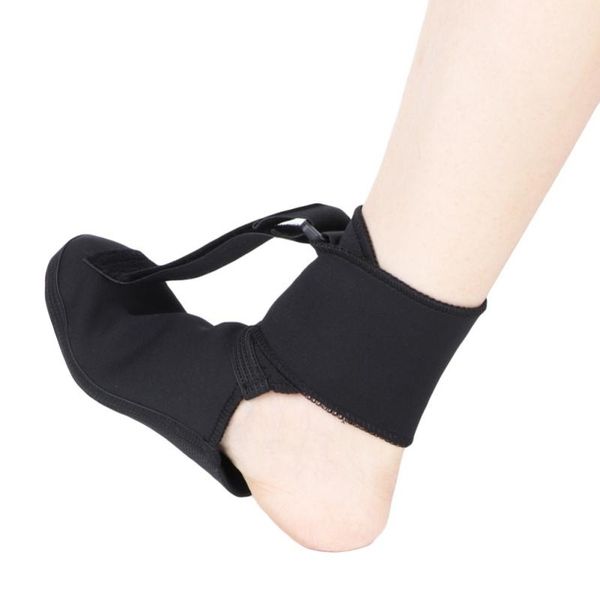 

ankle support plantar fasciitis night splint foot drop ortic brace elastic for heel arch pain, Blue;black