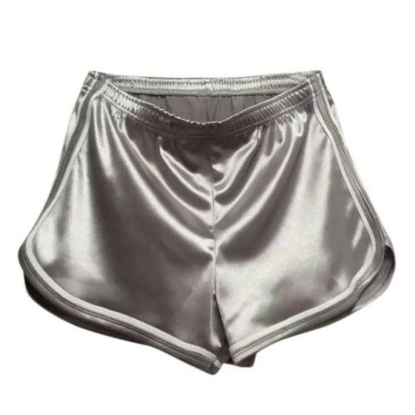 

women shorts summer silk slim beach casual white egde skinny lady elastic waist correndo pants women's, White;black