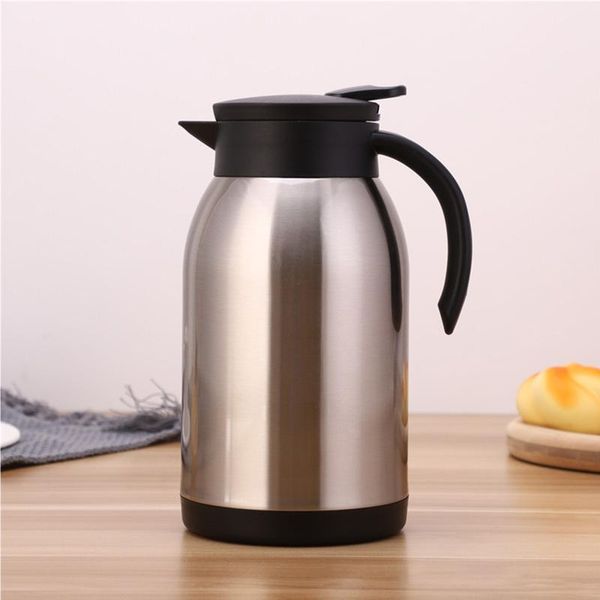 

water bottles large capacity insulated thermal pot heat retention kitchen leakproof coffee carafe stainless steel home tea drinkware