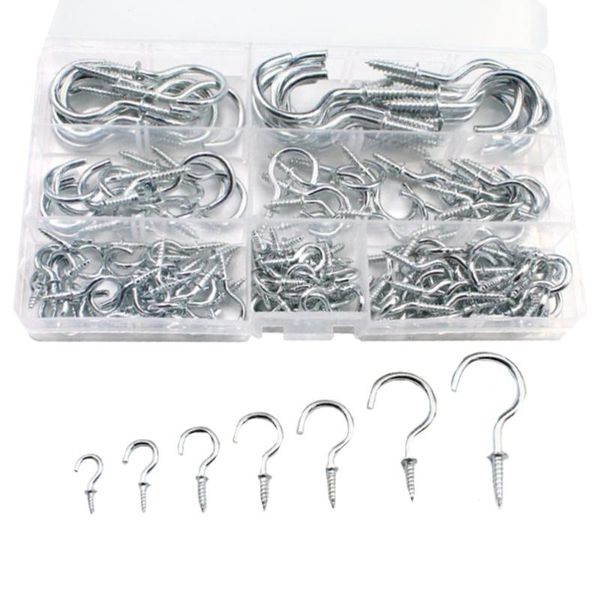 

hooks & rails 1 box question mark shape cup hook kitchen screw hanging
