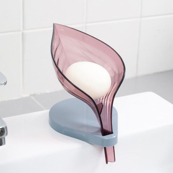 

soap holder sink sponge drain box creative leaf bathroom tray storage dishes