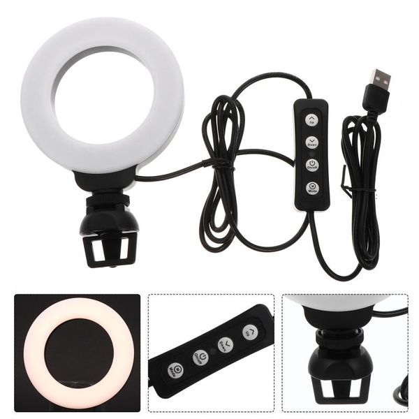 

flash heads 4 inch led video light for conference remote working live streaming makeup