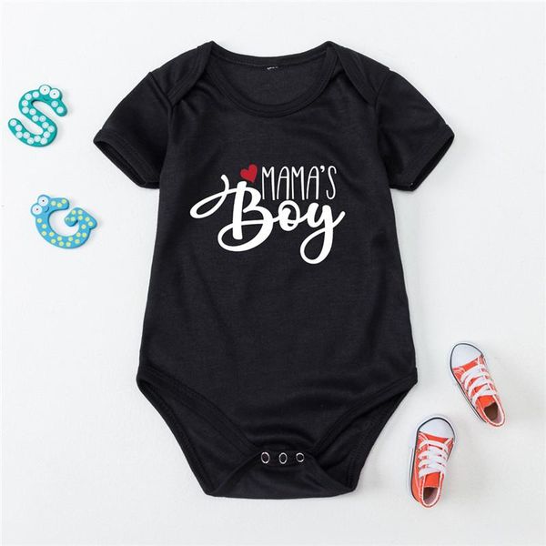 

rompers born romper lovely infant jumpsuits 0-24months mama's boy summer clothes kids tees short sleeve outfits, Blue