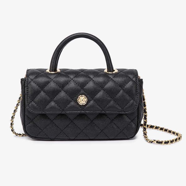 

single shoulder women's bag 2021 street fashion simple rhombic lattice chain msenger atmospheric and elegant small square