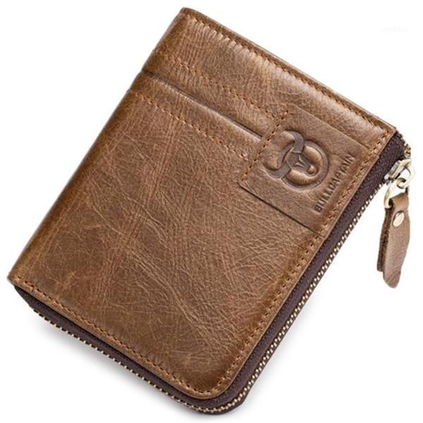 

stylish retro zipper around leather wallet for men1, Red;black