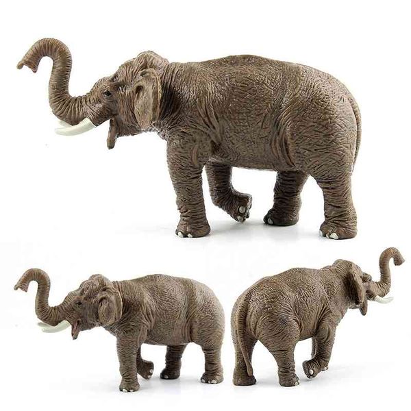 

children's wild simulation animal teaching solid elephant model decoration early education toy