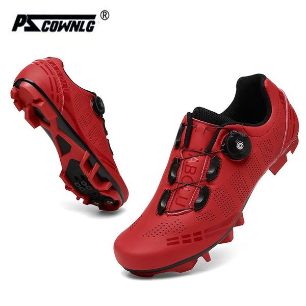 

cycling shoes men professional road biking self-locking ultralight bicycle sneakers outdoor mountain bike footwear, Black