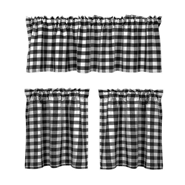

curtain & drapes window tiers curtains valances for kitchen lattice half tier
