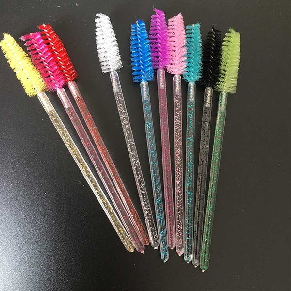 

makeup brushes 50pcs brush mascara stick applicator disposable crystal eyelash wands grafting