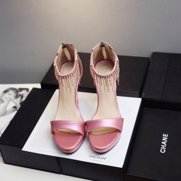 

dress shoes plus size 9  -15 ladies summer platform sandals women woman open toe diamond pendant bag with zipper, Black