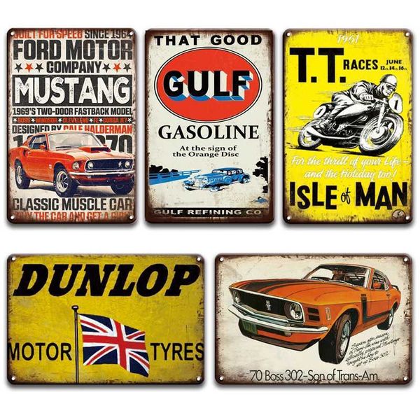 

affiche de voiture, peinture, plaque mÃ©tallique, vintage, motos, plaque en Ã©tain, garage, dÃ©coration de maison, art rÃ©tro, peinture en