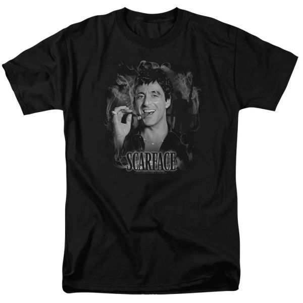 

scarface smokey scar t-shirt sizes s-3x new, White;black