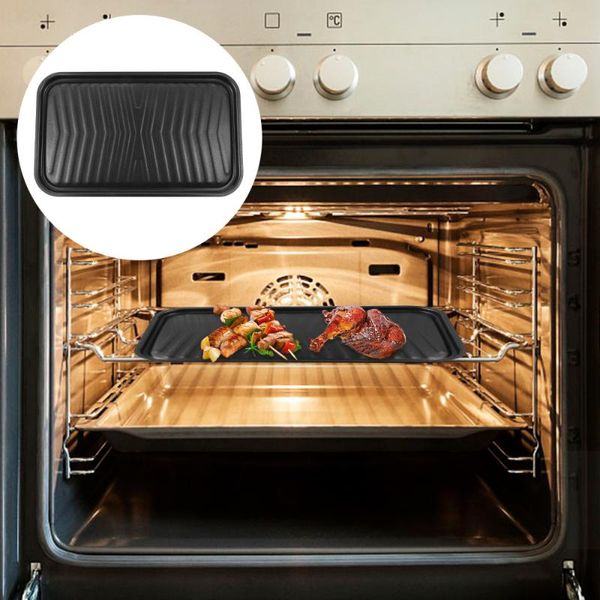 

pans barbecue tray non-stick grill pan grilled fish plate accessories
