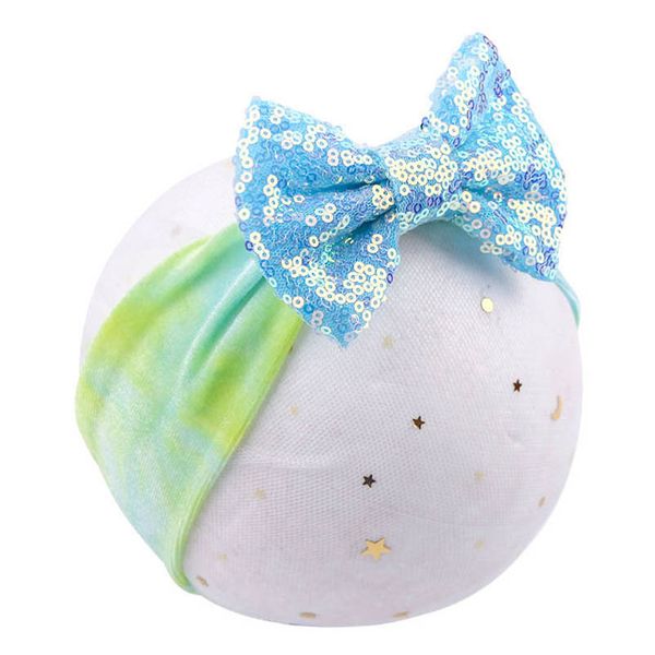 

girls hair accessories baby headbands kids headband childrens hairbands 4 inch bows hairband accessorized sequined velvet b7154, Slivery;white
