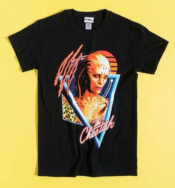 

official black wonder woman 1984 cheetah t-shirt, White;black