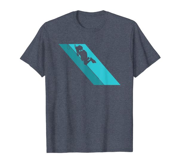 

spearfishing graphic in with spear fisher hunting fishes, White;black