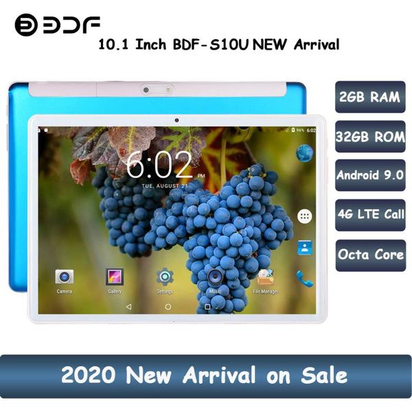 

est bdf tablet pc 10.1 inch android 9.0 octa core google play 4g network lte phone call gps wifi tablets dual camera