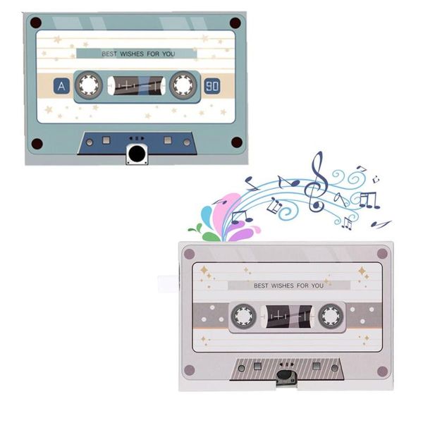 

greeting cards birthday music or sound effects custom design artwork recordable card cassette tape diy personalized
