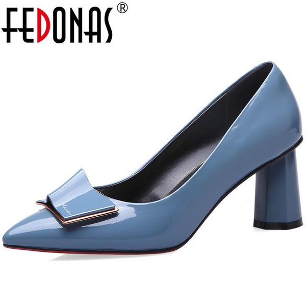 

dress shoes fedonas elegent shallow butterfly knot pumps women spring autumn wedding party woman genuine leather strange high heels, Black