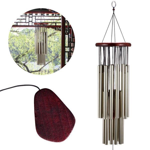 

decorative objects & figurines antique resonant 27 tubes wind chime bells hanging living bed home decor gift car outdoor yard garden chimes