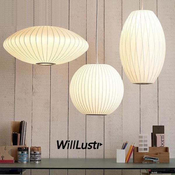 

pendant lamps modern silk lamp simplistic suspension lighting style hanging light 8 patterns living room bedroom el hall cafe japan