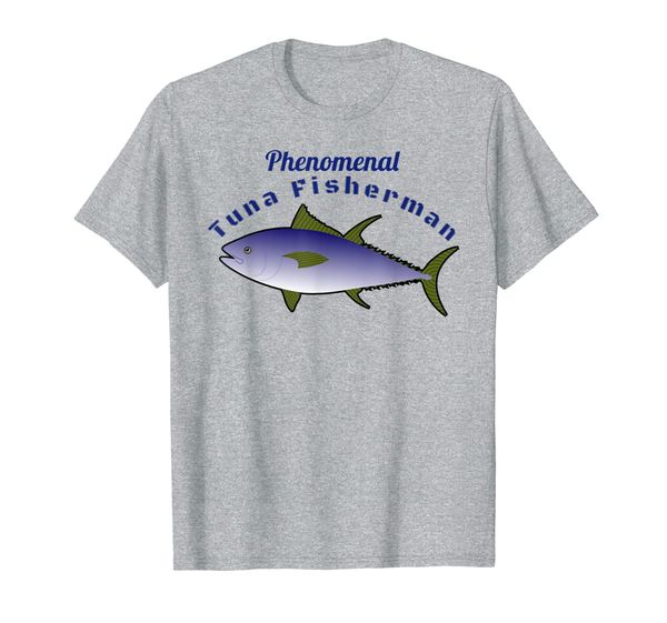 

phenomenal tuna fisherman jumbo bluefin fishing t-shirt, White;black