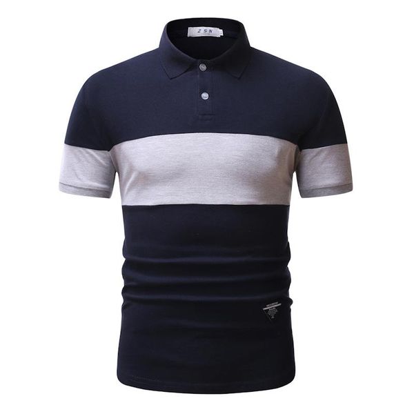 

men's polos summer classic shirt men cotton patchwork short sleeve tee breathable camisa masculina hombre plus size 5xl, White;black