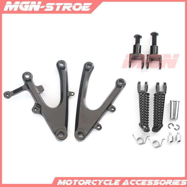 

pedals front footpegs foot pegs footrest bracket for yzf1000 yzf r1 yzfr1 2004-2006 2004 2005 2006 04 05 06 04-06