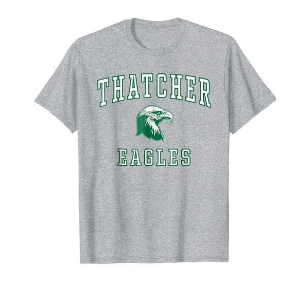 

thatcher high school eagles t-shirt c1, White;black