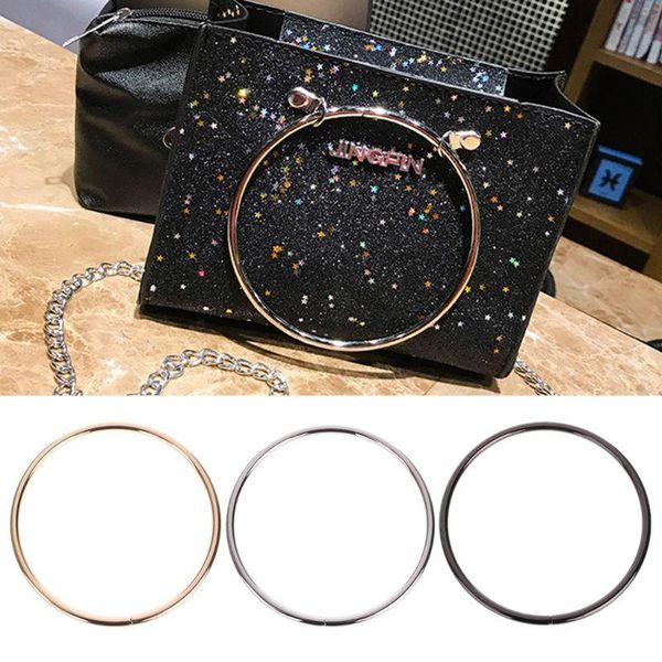 

round metal replacement handbags handle crossbody bag part accessories 85la storage bags