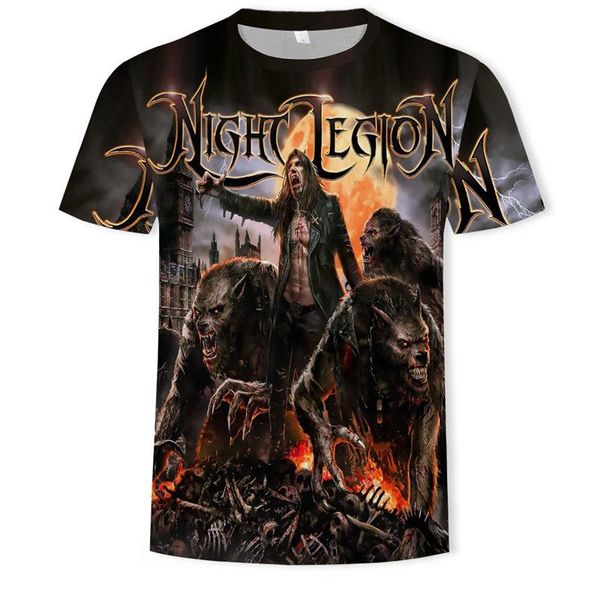 

men's t-shirts 3d print night shade horror clothing short sleeve t-shirt fashion couples streetwear mens tshirts asian size, White;black