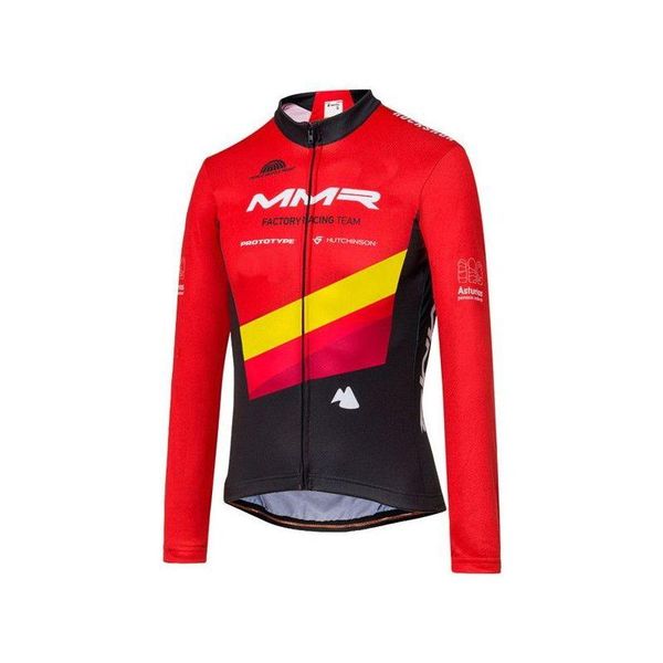 

racing sets winter fleece thermal 2021 mmr team spain long sleeve cycling jersey wear clothes + bib pants size xs-4xl, Black;blue