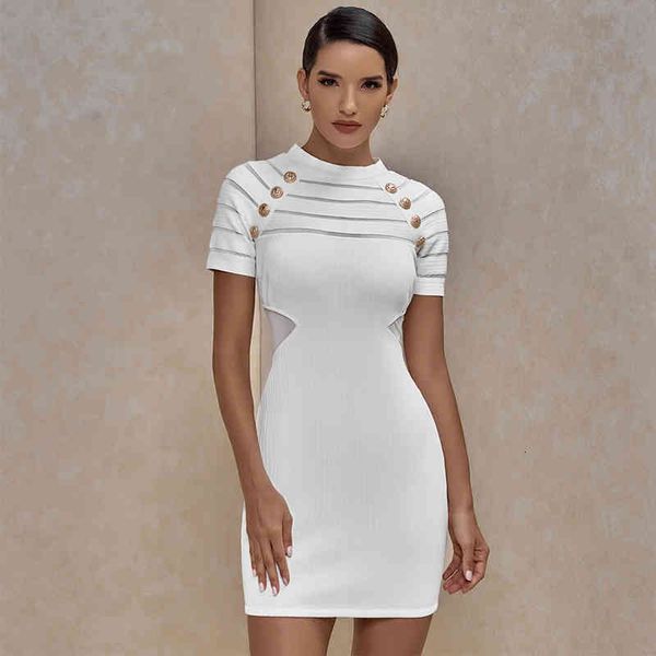 

range attacked women's multi-color short woman strain mesh celebrity cocktail party bandage dress, Black;gray