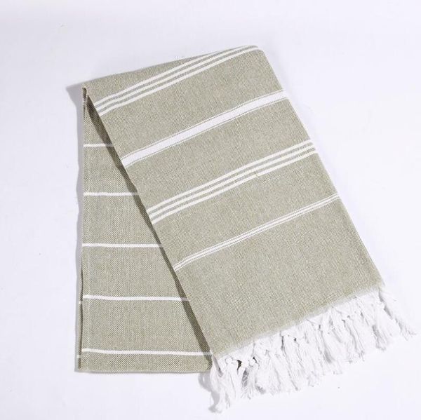 

turkish tassel bath towel soft terry cloth striped beach towels travel camping shawl sunscreen tapestry 100x180cm