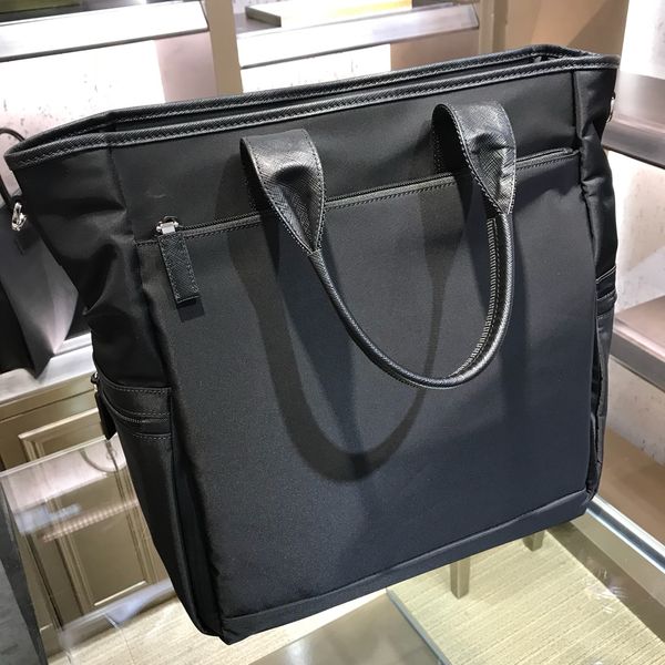 

2022 new men's handbag briefcase saffiano cross