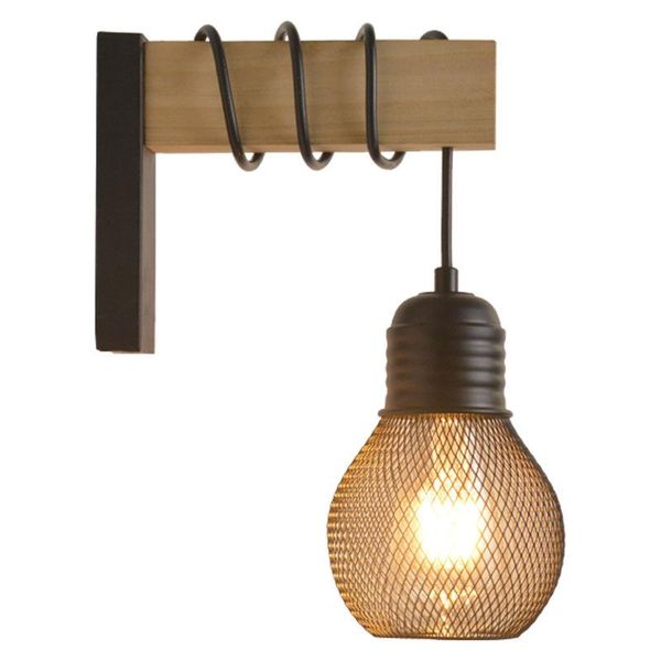 

loft modern crystal bedroom light gooseneck stone led corridor bedside wall lamp