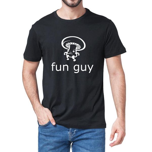 

men's t-shirts 100% cotton oversized t-shirt, streetwear, fun, humorous, mushroom print, classic, novelty for men and women, White;black