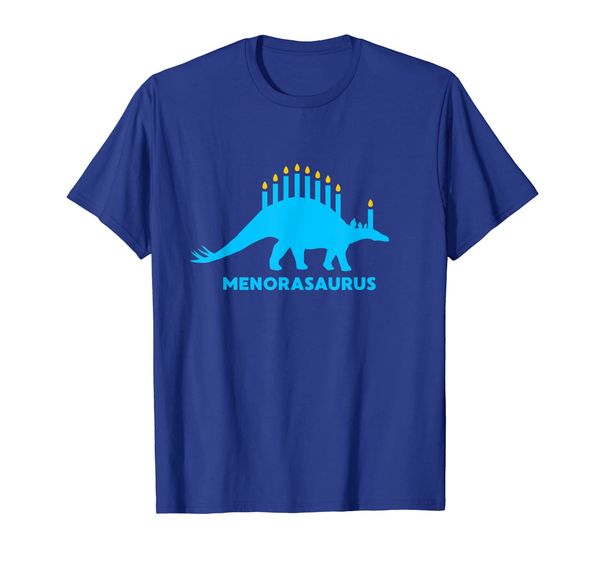 

funny hanukkah shirt dinosaur stegosaurus dino menorah gift, White;black