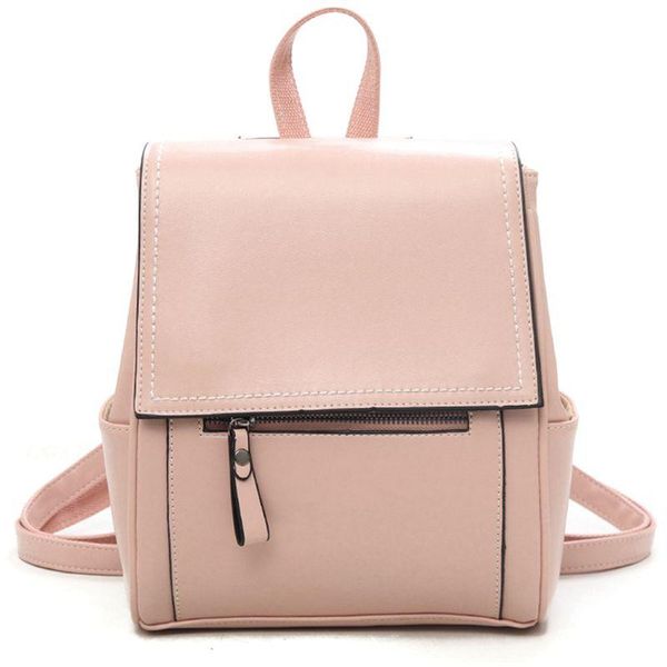 

backpack korean style women leather multi-purpose fashion simple