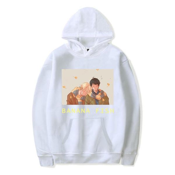 

men's hoodies & sweatshirts banana fish fashion anime hoodie ash lynx harajukusweatshirt pullover cool clothes streetwear, Black