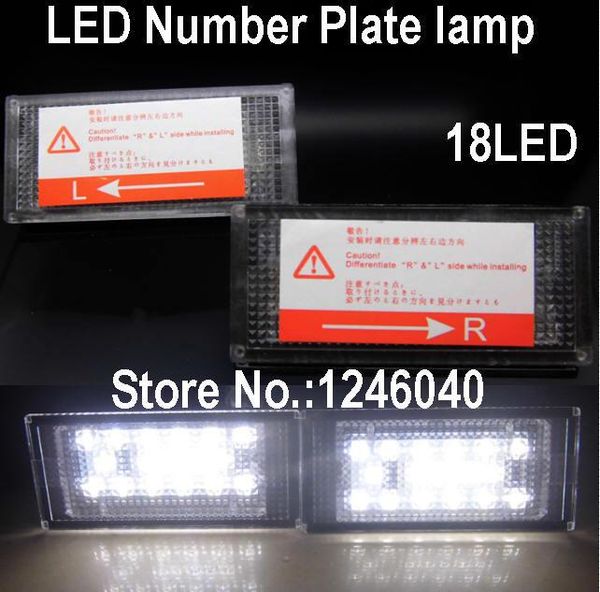 

emergency lights 2pcs led license number plate light for e46 coupe 2door 2004-2006