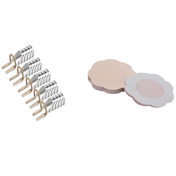 

nail drill & accessories 1 box reusable metal mold manicure tool silver 50 pcs women nipple cover stickers invisible sticky bra sticker